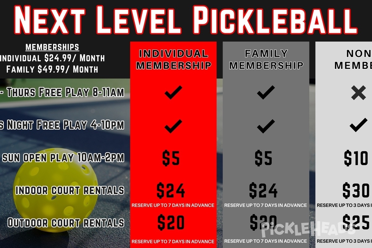 Photo of Pickleball at Next Level Pickleball Courts